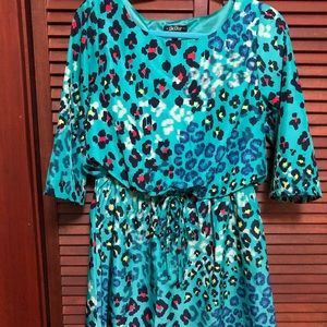 Multicolor Animal-print Dress
